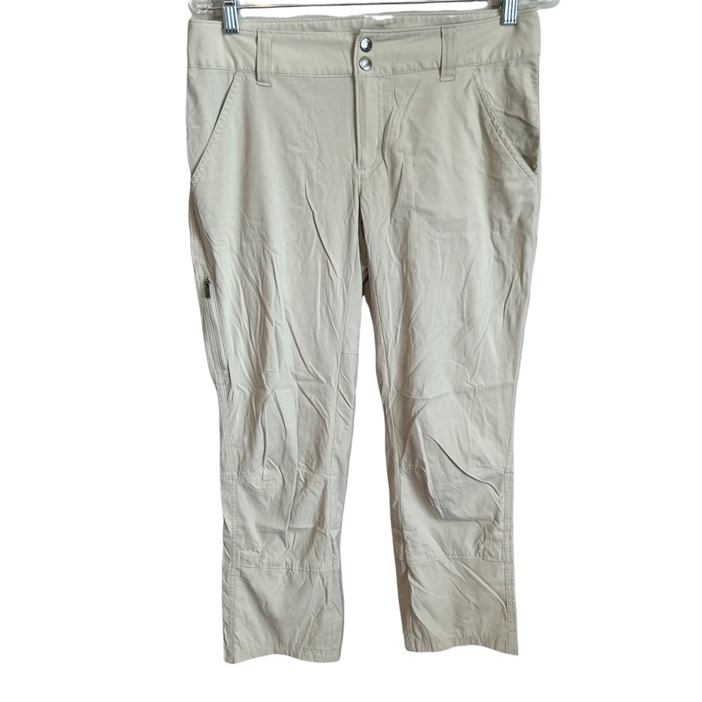 Columbia Cream Straight Leg Pants Lightweight